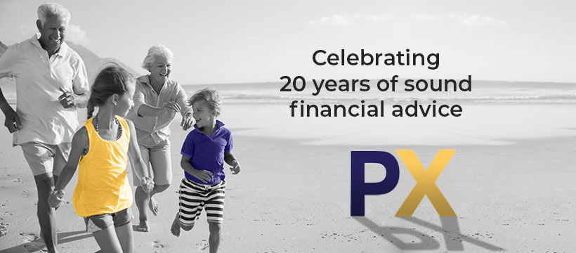 financial advice tips on PX's 20th anniversary
